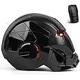Iron Hero MK 5 Black Edition Helmet for Man – 1:1 Wearable Collectible with Voice, Touch & Remote Control, LED Eyes & Realistic Sound Effects – Cosplay & Display Prop Gift for Adults and Teens