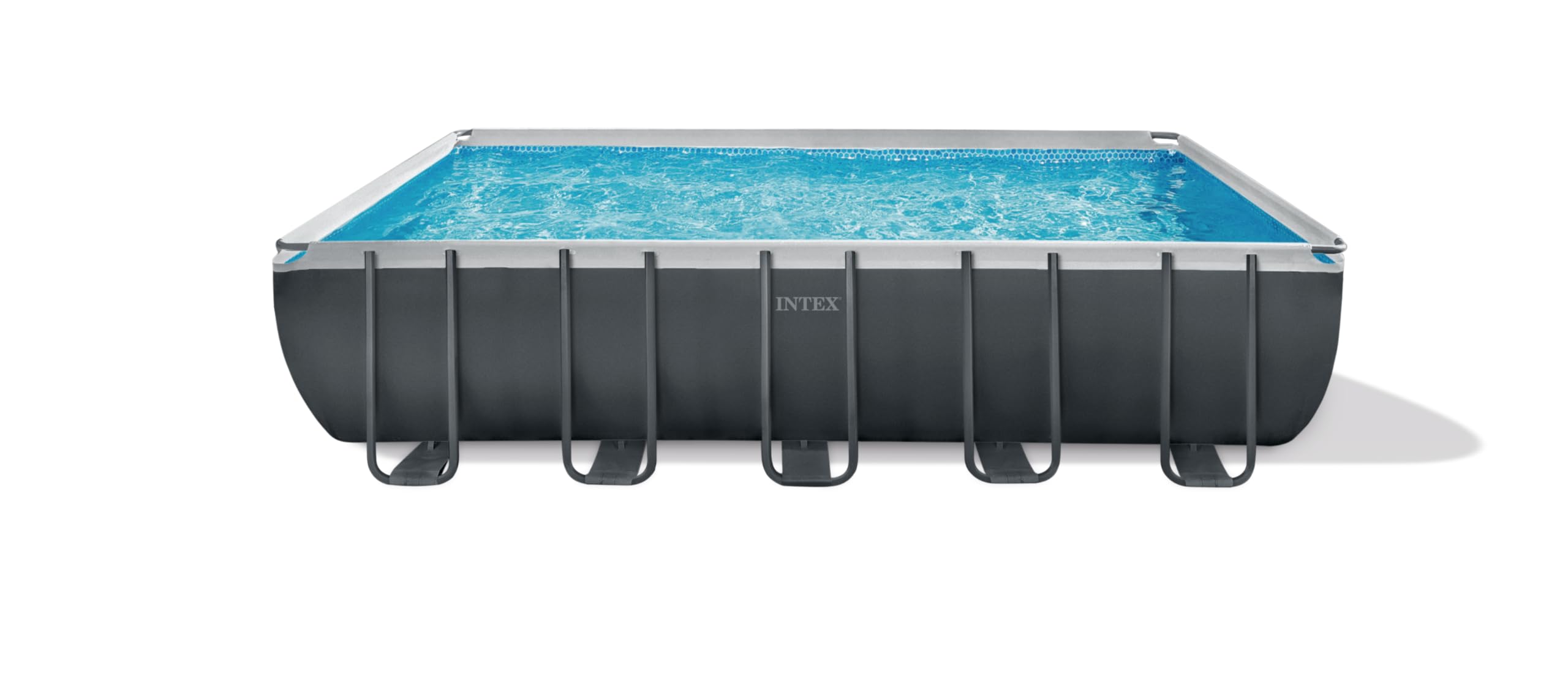 Photo 1 of INTEX 26357MZ 20ft x 10ft x 52in Ultra XTR Deluxe Rectangular Above Ground Swimming Pool Set, Includes 1500 GPH Sand Filter Pump, SuperTough Puncture Resistant, Rust Resistant, Easy to Assemble