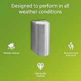 Philips Nightingale Outdoor Wall Light IP44 Aluminium E27 Bulb Sold Separately view 3
