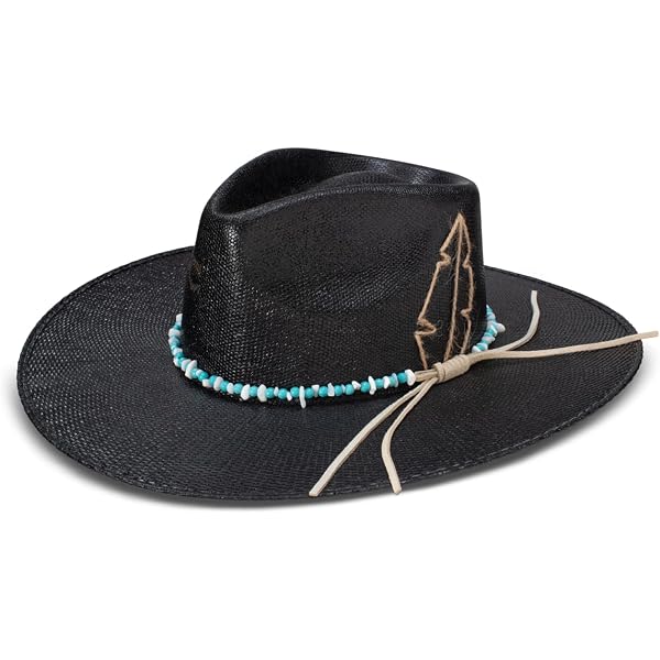 Black Charlie 1 Horse Traveler Fashion Hat with Concho Band Charlie 1 Horse Traveler Black Hat | Pinto Ranch main image 4