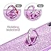 VEGO Case for Apple iPhone XS Max 6.5 inch,Glitter Case Bling Diamond Rhinestone with Kickstand Ring Grip for Girls Women Case for iPhone XS Max (Purple 6.5 in)