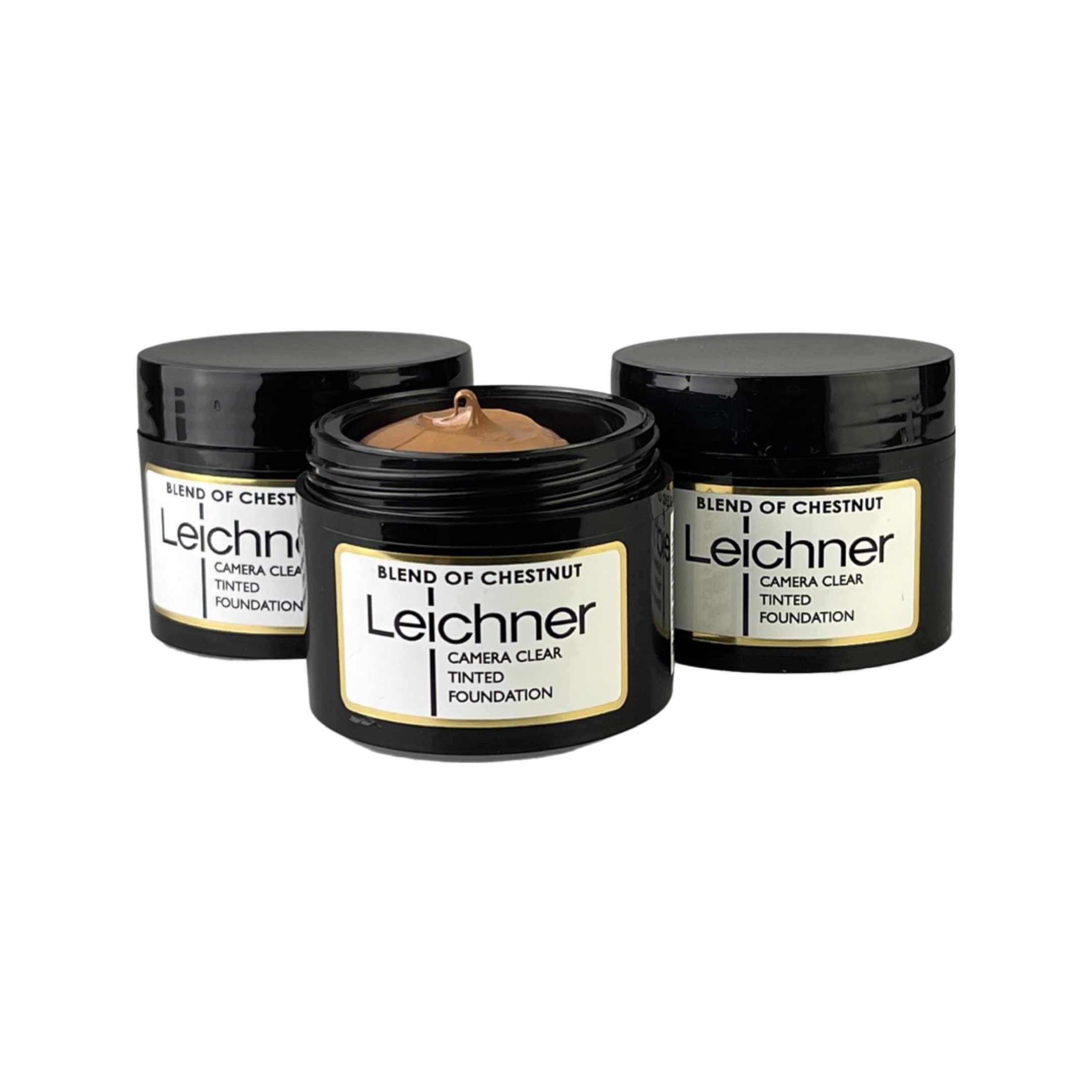 Leichner Camera Clear Tinted Foundation Chestnut 30ml (Pack of 3)