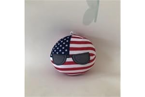 GANGKJDS 3.9 in Polish Ball Plush Country Ball Festival Gift Plush Toys in The United States, Japan, Australia, Countryballs (Color : Large, Size : 3.9in)