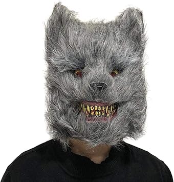 Texxis Maskenbar Horror Gruselige Kopfbedeckung Halloween Requisiten Party Suppliers Dekorative Masken Swpb050108 5 Wolf Pattern Amazon De Baumarkt