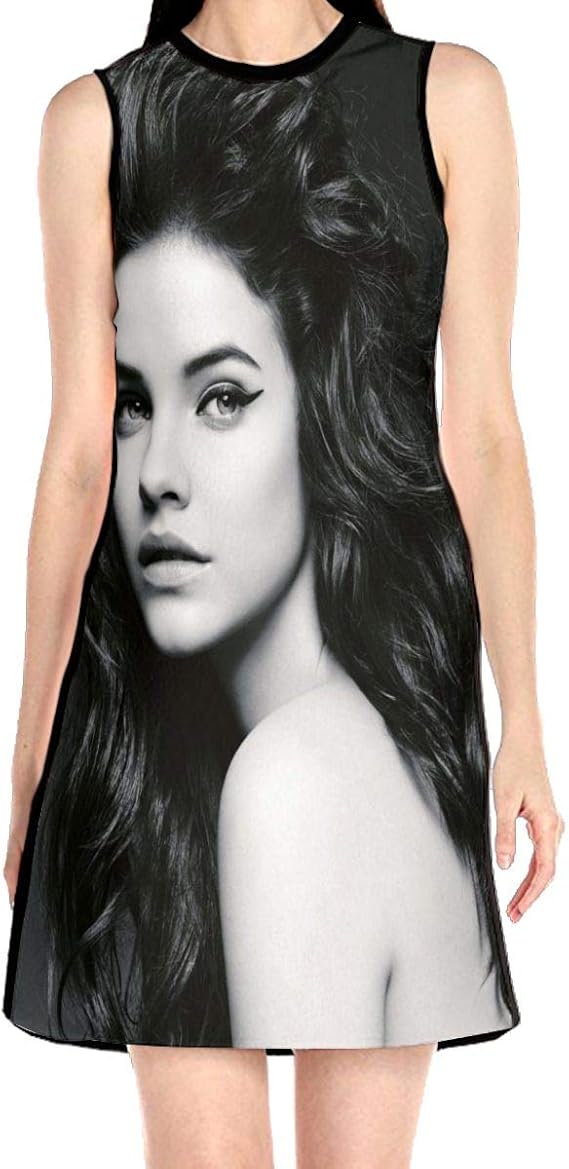 Amazon Co Jp 最新の人気レディーススカート ノースリーブワンピース モデルbarbara Palvin ガールズ レディーズ 夏のさわやかなドレス 仕事 仕事 旅行 ショッピング 服 ファッション小物