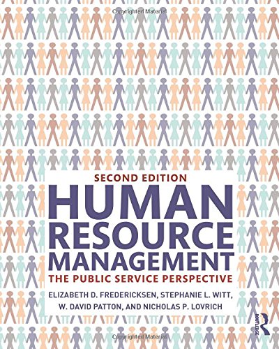 Human Resource Management: The Public Service Perspective