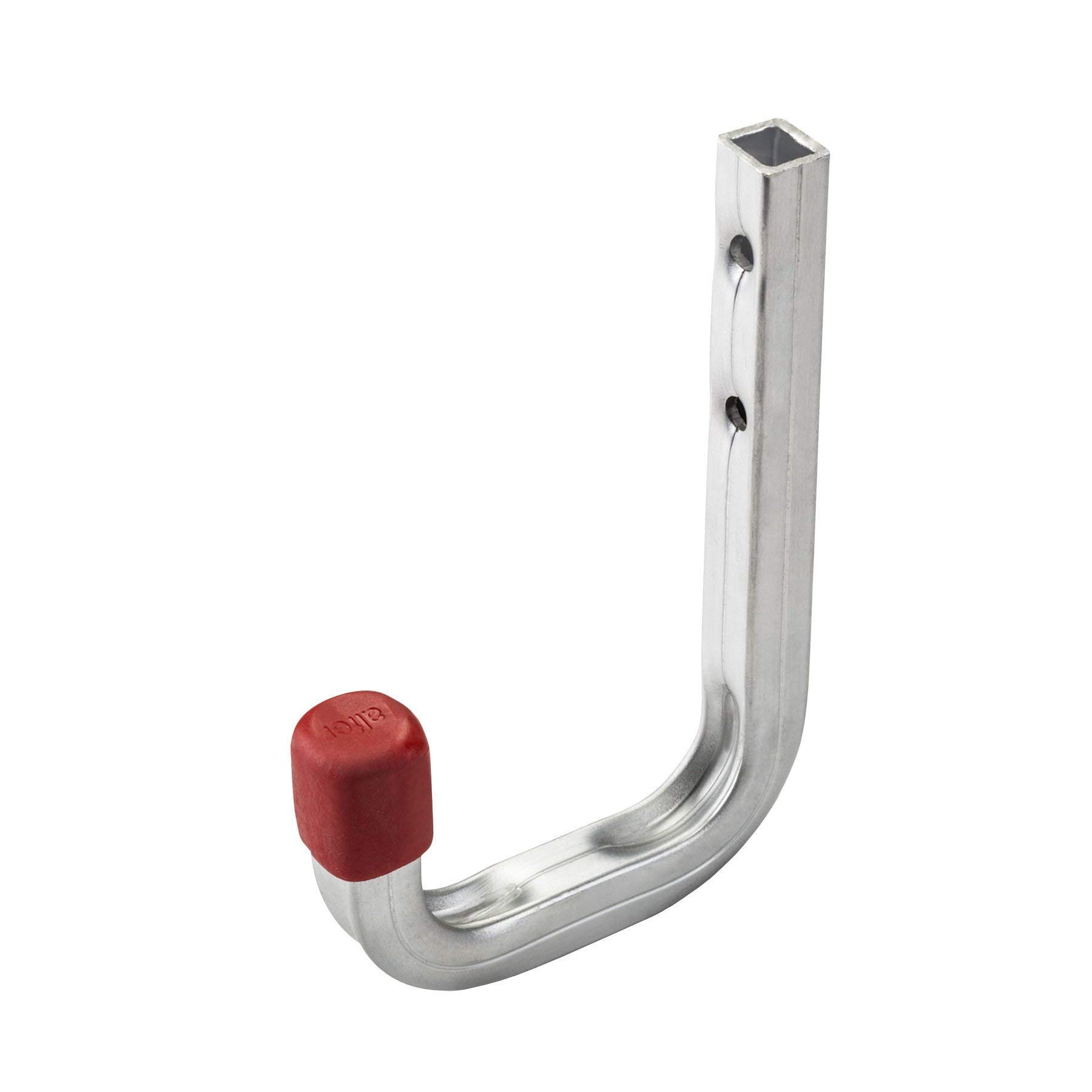 10 x OrgaTech All-Purpose Hooks Wall Hooks Mounting Hook in Steel Galvanized / 80 x 120 mm/Capacity of Load 45 kg /