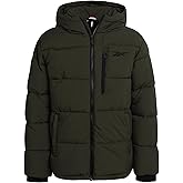 Reebok Boys Puffer Jacket - Quilted Water and Wind Resistant Boys Winter Coat - Warm Insulated Stretch Tech Jackets for Kids