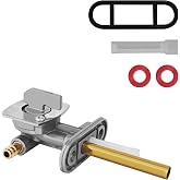 KUQUTIDY Tank Switch Gas Valve Fuel Petcock with Gasket/Filter Tube, Fuel Petcock Shut off Valve Compatibie with Kawasaki Suzuki Bear 250 400 Bear Tracker 250 Bruin 250 Timberwolf ATV