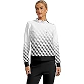 ACEGOLFS Women's Golf Sweatshirts Casual Long Sleeve Zipper Pullover Sweaters Loose Ruffle Mock Neck Printed Workout Tops