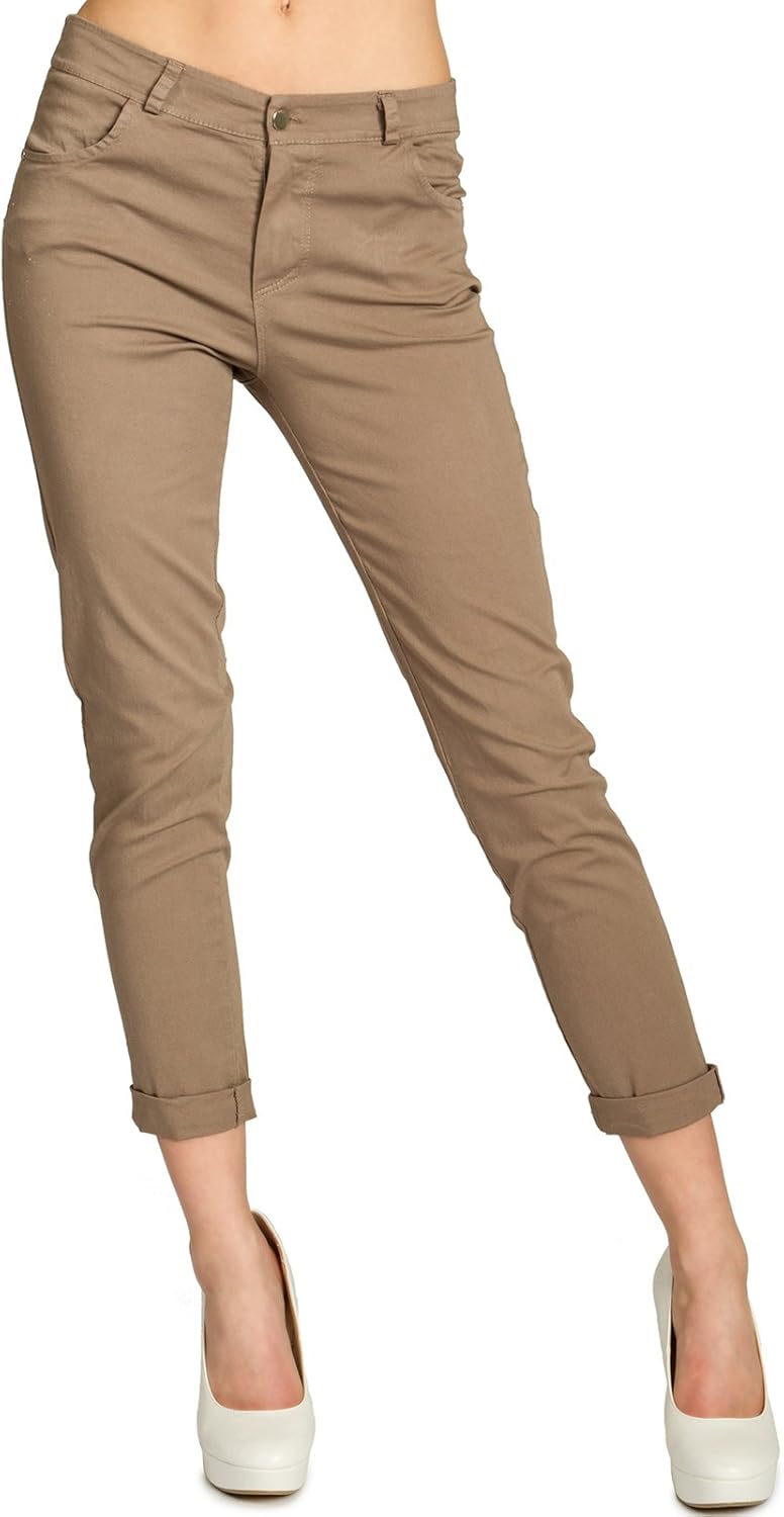 womens cotton chino pants