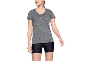 Under Armour Womens Tech V-Neck Twist Short-Sleeve T-shirtShirt