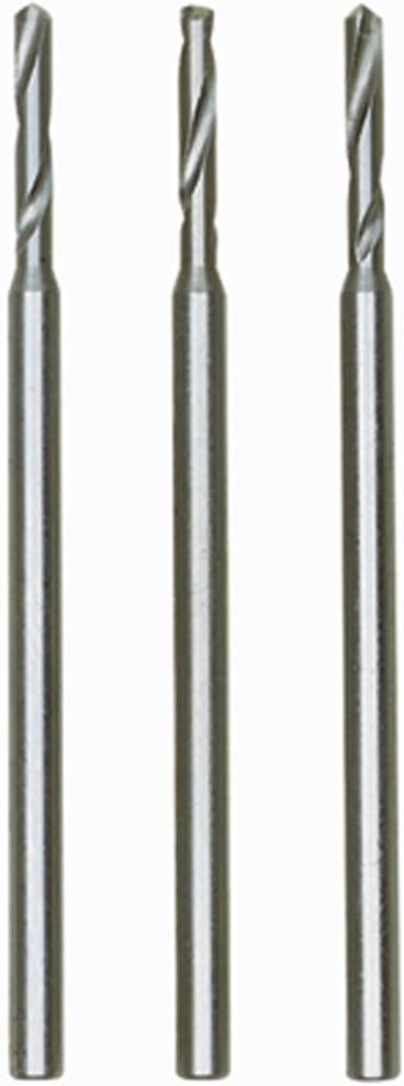 Proxxon 28858 1.6mm Tungsten Vanadium Micro Twist Drill Bits, 3-Piece, Silver, 1.6 mm