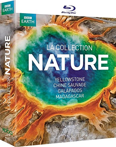 BBC Earth : Yellowstone + Madagascar + Chine sauvage + Galapagos - Pack - Blu-ray