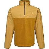 Drake Waterfowl Men's MST Quarter 1/4 Zip Refuge Eqwader Waterproof Windproof Breathable Resistant Outdoor Hunting Jacket, Field Khaki