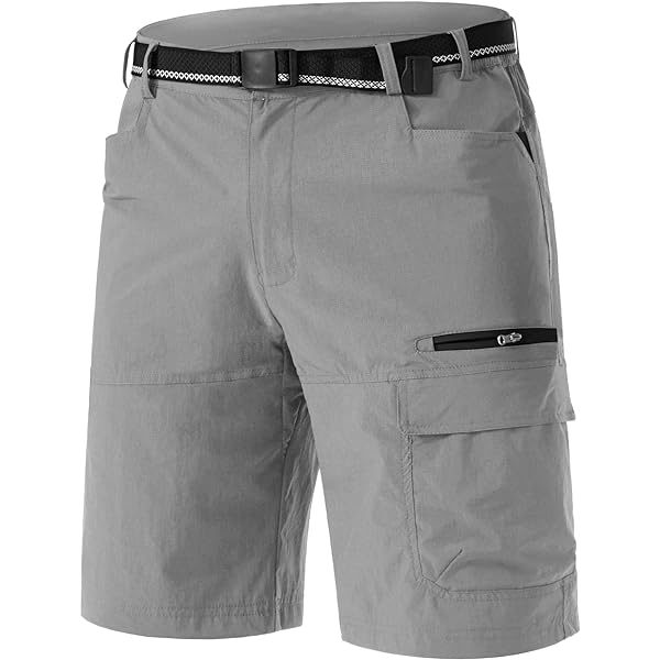 Rdruko Men's Quick-Dry Hiking Shorts – Lightweight, UPF 50+, 6 Pockets, Stretch Fabric, Light Green, Size 38, Perfect For Fishing, Travel, Outdoor Activities - View #4