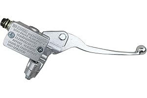 Vanlison 7/8" Right Front Hydraulic Brake Master Cylinder Compatible with ATV 50cc 70cc 90cc 110cc 125cc 150cc 200cc 250cc Taotao Pit Dirt Bike Quad Scooter Chrome