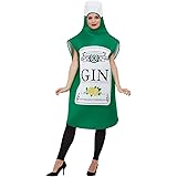 Mens Ladies Gin Bottle Alcohol Hen Stag Night Do Party Fun Funny Fancy Dress Costume Outfit