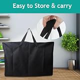 Ostlttyn Large Garden Chair Storage Bag 105x73x28cm Heavy Duty Black view 6