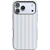 Casely iPhone 17 Pro Case | Blue Stripes | Sunday Best | Bold Protective Design | Compatible with MagSafe