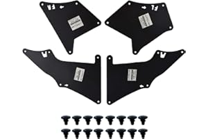 XUKEY Splash Guards Mud Flaps for 4Runner N210 N280 2003-2020 FJ Cruiser 2007-2014 GX460 GX470 Land Cruiser Prado J120 J150 120 150 53735-35150 53736-35150 53886-35020 W/Clips 9046710186 Mudflaps Mudguards