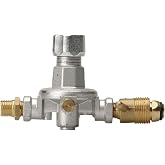 Sievert Industries 3062-93 Propane Regulator | Hand-Tight POL Inlet Fits 20 lb &amp; Larger Refillable Propane Cylinders, UL and CGA Approved, 3062-93