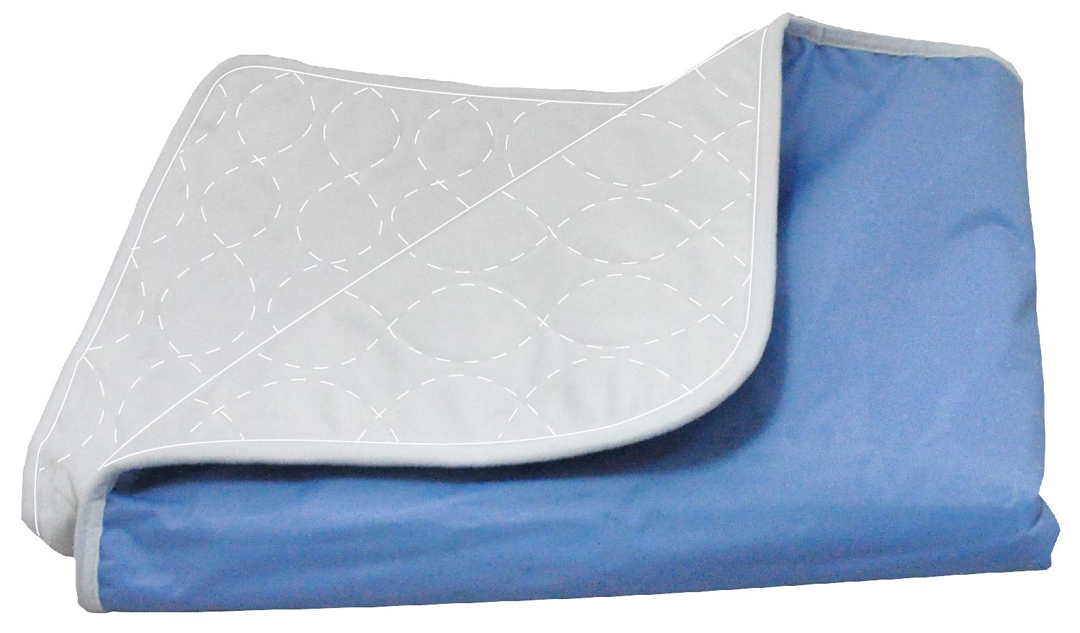 ObboMed MC-1030L Ultra-Soft Waterproof Reusable Incontinence Bed Pad, High Absorbency Underpad with 4-Layer Design, Seat, Floor, Mattress Protector for Adults, Kids & Pets; White - L : 86 x 130 cm