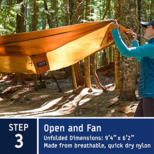 ENO Eagles Nest Outfitters - DoubleNest Hammock, Portable Hammock for Two, Charcoal/Maroon