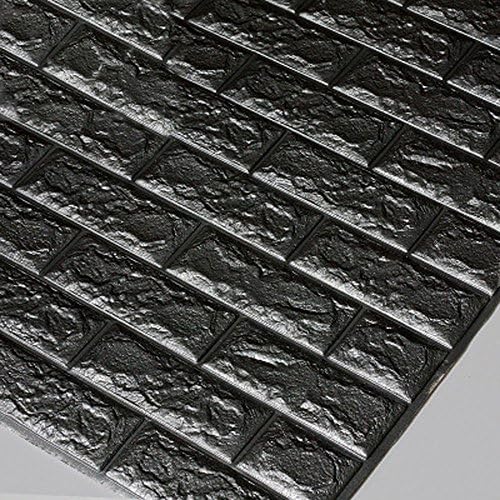 Wall Panels Waterproof Wall Sticker Self-adhesive Panels Decor Decal Wallpaper Wall Decor, Brick Wallpaper ,Brick Tile (C(1PACK))