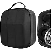 Geekria Shield Case for Large-Sized Over-Ear Headphones, Replacement Protective Hard Shell Travel Carrying Bag with Cable Storage, Compatible with Beyerdynamic DT880Pro, AKG K701 Headsets