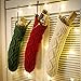 Funny Party Newest 3 Pack 15” Knit Christmas Stockings,Wihte/Green/Red
