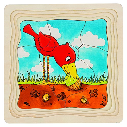 Goki 57522 - Schichtenpuzzle - Der Baum