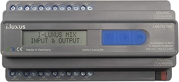 Actuador KNX de 12 fases con entrada binaria de 12 vas accionador combinado accionador universal control de vlvula control de persianas motores CACC motores de 24 V