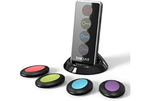 Key Finder with Up to 131ft Working Range in Open Space, Simjar Wireless Remote Control RF Key Finder Locator for Keys Wallet Phone Glasses Luggage Pet Tracker