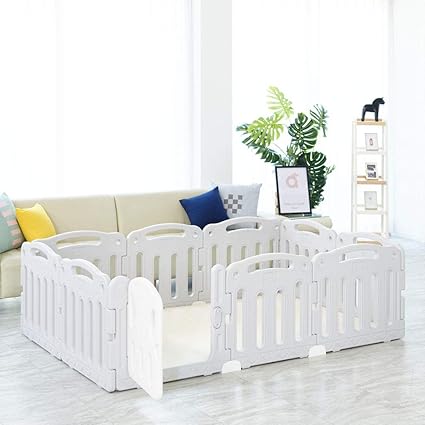 Amazon ベビーサークル ベビーゲート 扉付き ハイタイプ セーフティグッズ ドア付セット Anuri 140 0cm グレー ベビーサークル プレイヤード ベビー マタニティ 通販