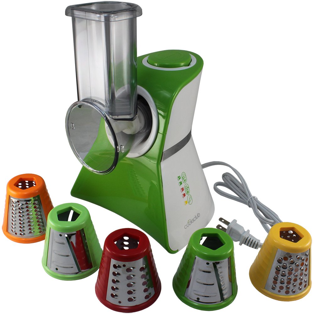 Salad Maker Mini Food Processor and Produce Shooter - Green