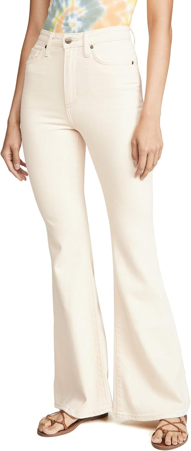 lee high rise wide leg jeans