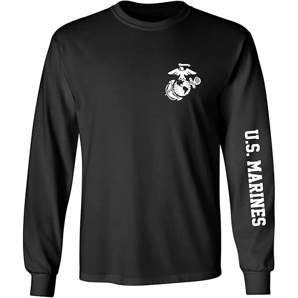 Proud Navy Dad Long Sleeve T-Shirt in Navy - Small | Amazon.com