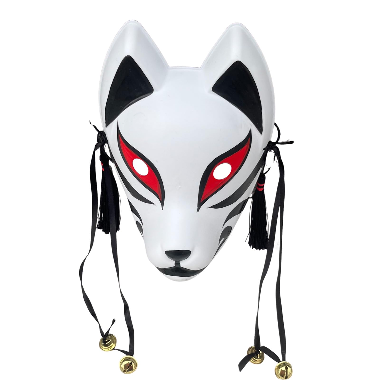 YangYong Fox Cosplay Mask for Masquerade Ball Party Halloween, Japanese Kitsune Kabuki Masks