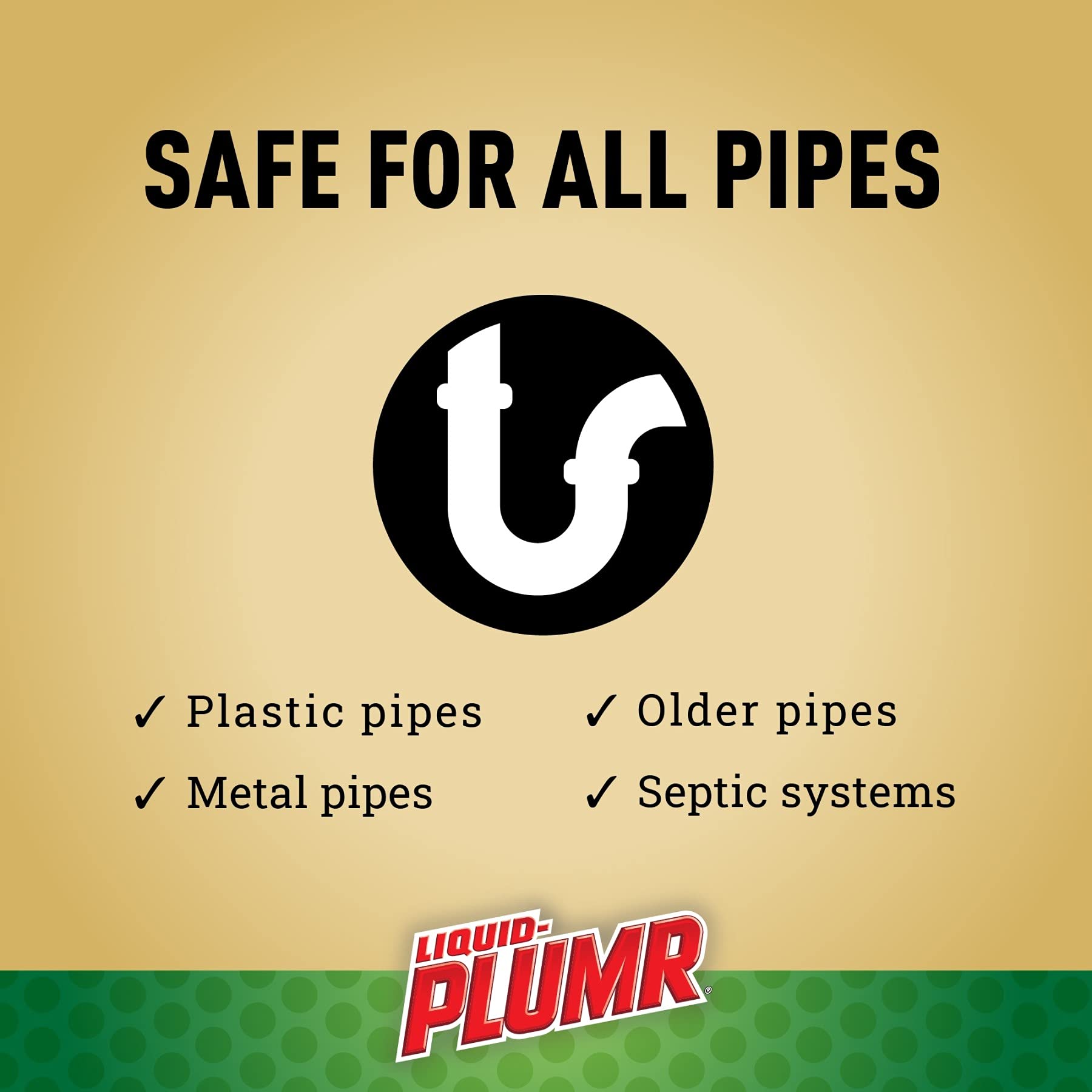 LiquidPlumr Hair Clog Eliminator, Liquid Drain Cleaner, 16 Ounces