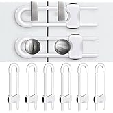 Baby Proofing Cabinets,Cabinet Locks for Babies,U-Shaped Child Locks for Cabinets, Child Proof Cabinet Latches,Child Safety C