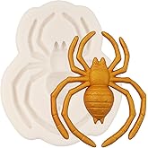 FCKEMLDS Spider Silicone Fondant Molds for Cake Decorating Chocolate Cupcake Topper Candy Polymer Clay Gum Paste