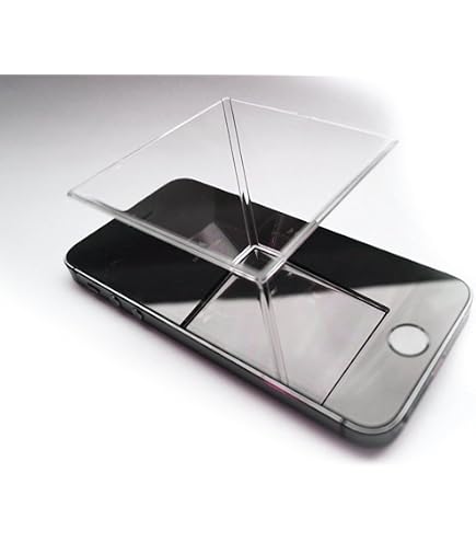 3D Hologramm Projektor Pyramide – Für Smartphones 3,5–6 Zoll, Inkl. Display-Ständer