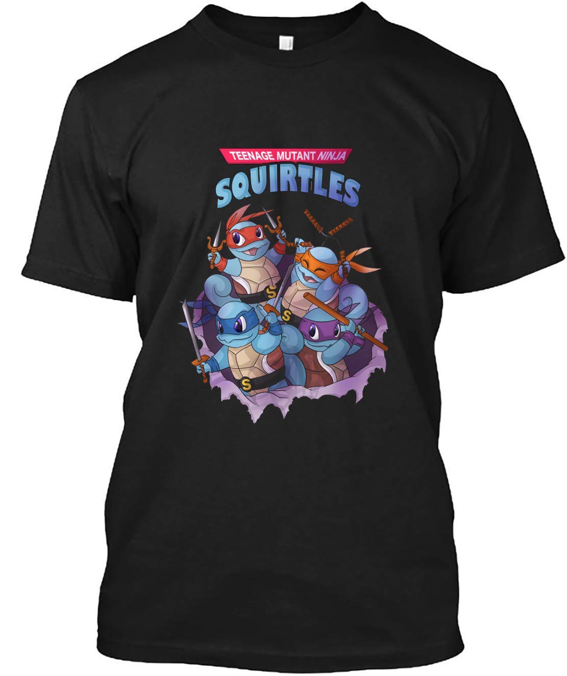 Ninja - Teenage Mutant Ninja Squirtles 66 Cotton short sleeve T shirt, Hoodie for Men Women Unisex