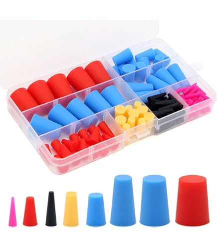 Tapones De Goma De Silicona T 2 Pulgadas Marca Sin Especific Color