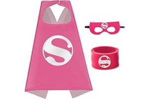 Mizzuco Superhero Capes for Kids Superhero Cloak with Mask and Waistband Halloween Costumes and Party Dress up Gift