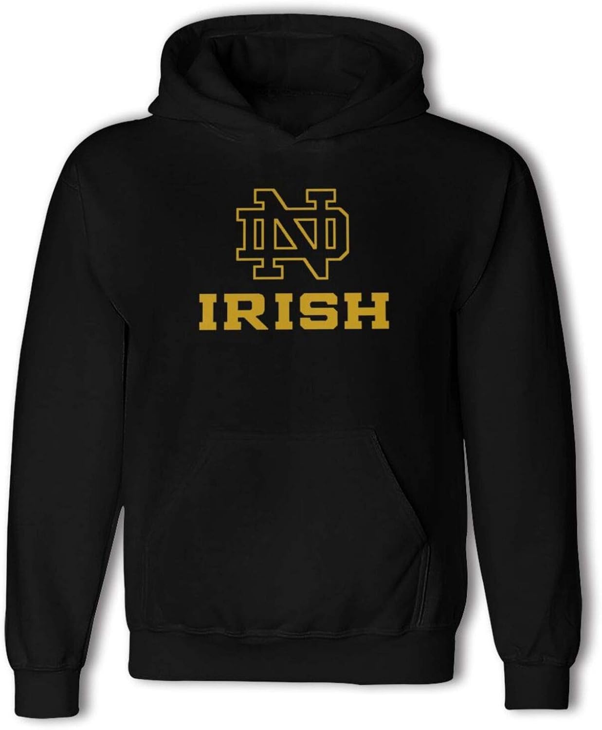 Youth Notre Dame Nd Irish Logo Hooded Sweater with Pocket