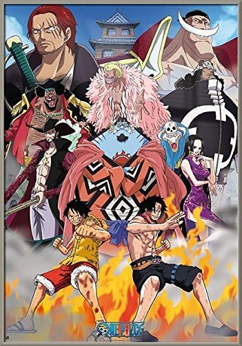 Amazon Com One Piece Manga Anime Tv Show Poster Print Marine Ford Edward Newgate Whitebeard Pirates Size 27 Inches X 39 Inches Posters Prints