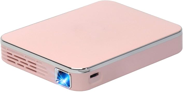 Amazon Com Aun Mini Projector X3 Android Ios Phone Screen Mirroring Multimedia System Portable Projector For 1080p Home Cinema 3d Beamer China Pink Computers Accessories