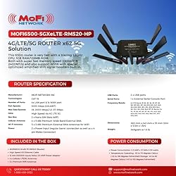 MOFINETWORK MOFI6500-5GXeLTE-RM520-HP 4G LTE 5G